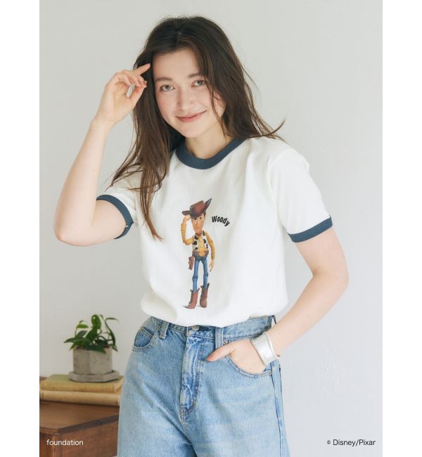 Ungrid「トイストーリー/リンガーTee」|Tシャツ・カットソー|