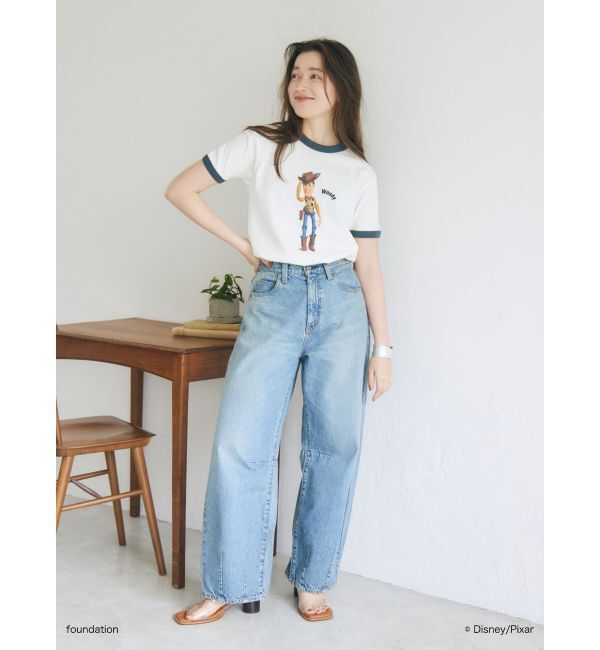 Ungrid「トイストーリー/リンガーTee」|Tシャツ・カットソー|