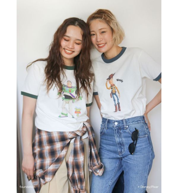 Ungrid「トイストーリー/リンガーTee」|Tシャツ・カットソー|