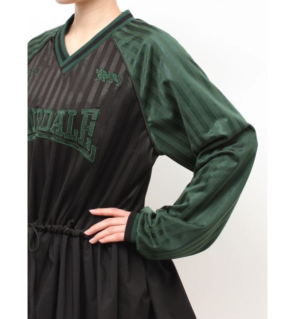 jouetie「【LONSDALE&times;jouetie】Vネックチュニックワンピース」|ワンピース|