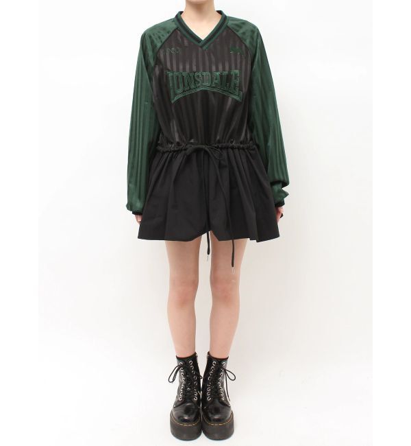 jouetie「【LONSDALE&times;jouetie】Vネックチュニックワンピース」|ワンピース|
