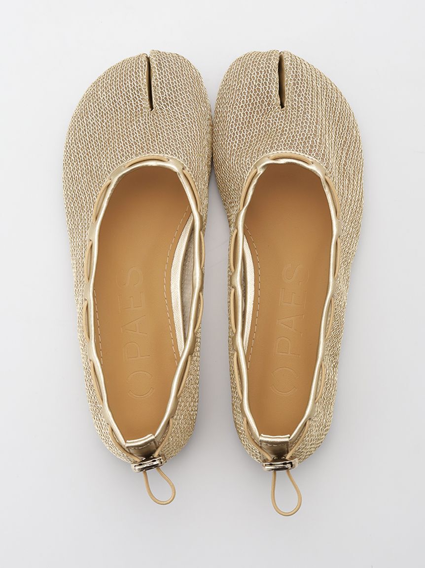 emmi「【PAES】Mesh Air String Flat」|スニーカー|