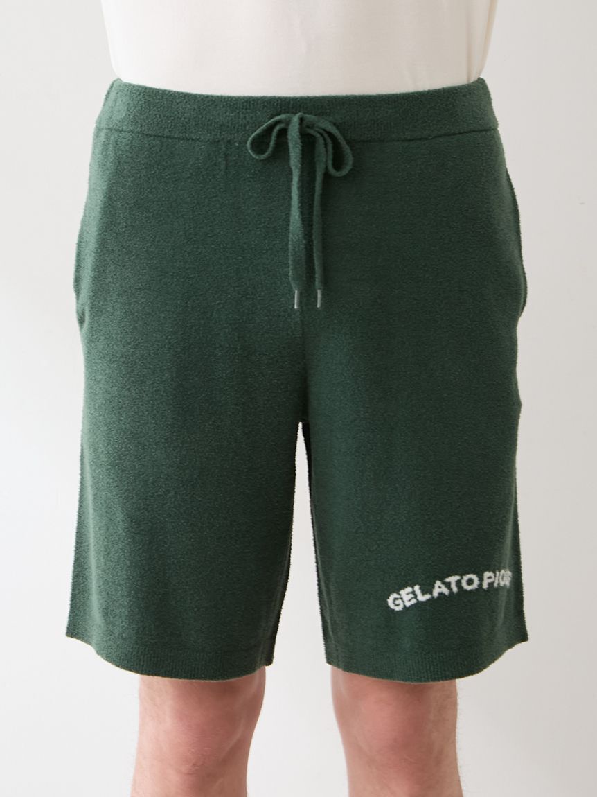 GELATO PIQUE HOMME「【HOMME】スムーズィーliteカジュアルロゴジャガードプルオーバー&ハーフパンツセット」|ルームウェア|