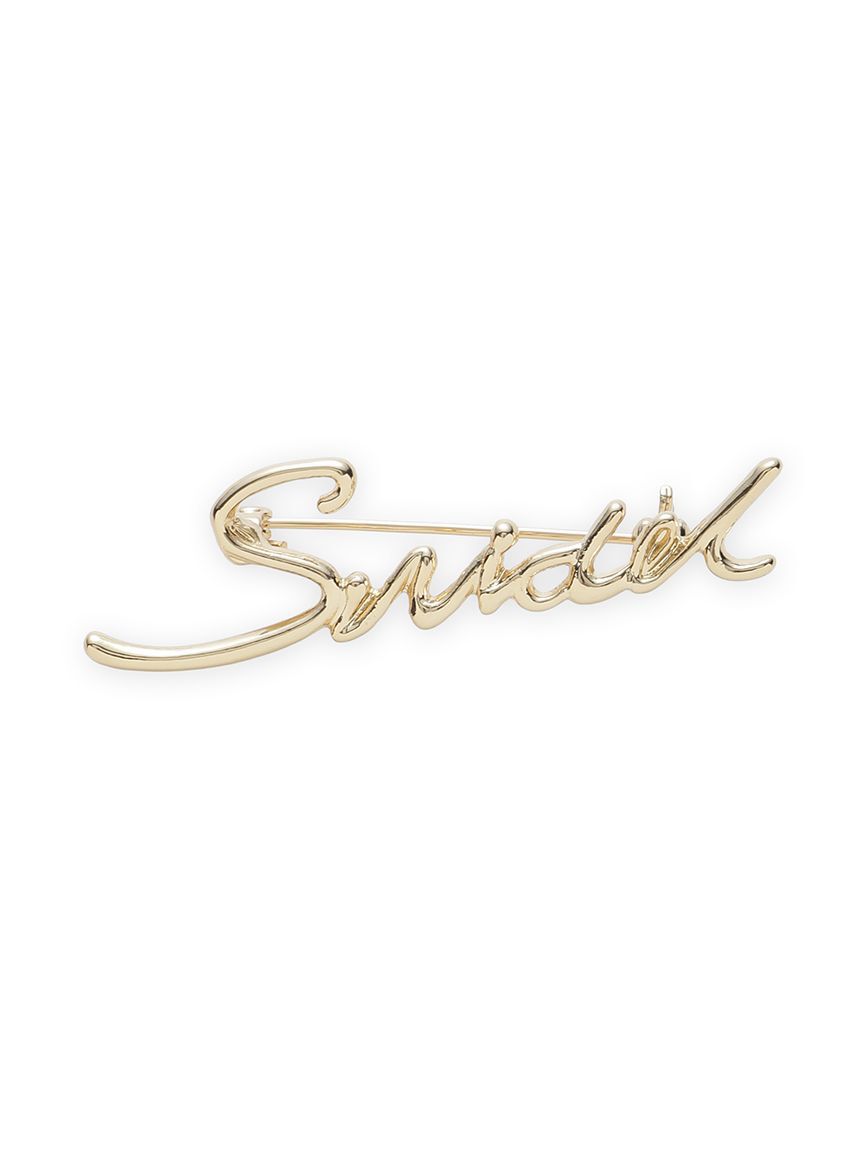 SNIDEL「エンブレムセットブローチ」|ブローチ・コサージュ|