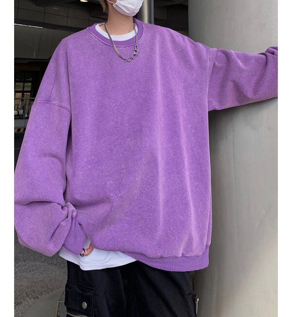 VENCE share style「ピグメントビッグスウェット」|スウェット・ジャージ|