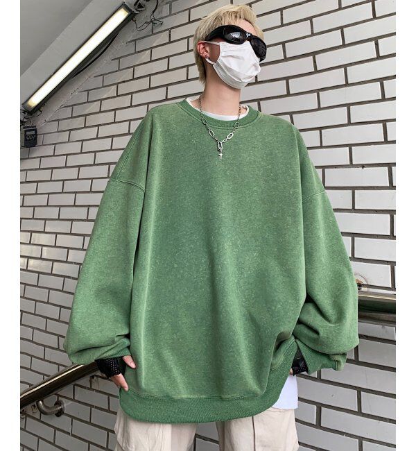 VENCE share style「ピグメントビッグスウェット」|スウェット・ジャージ|