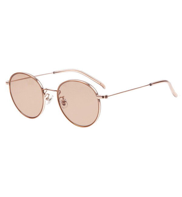  「ボストン型 サングラス｜TREND SUNGLASSES」|サングラス|薄ブラウン