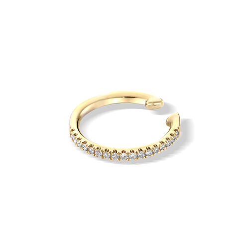 STAR JEWELRY「DIAMOND EAR CUFF（M）」|ピアス|