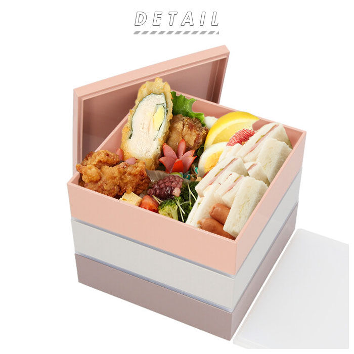 BACKYARD FAMILY「重箱 3段 通販 三段重 ランチボックス 三段重箱 ファミリーサイズ お花見弁当 オードブル 容器」|食器・キッチングッズ|