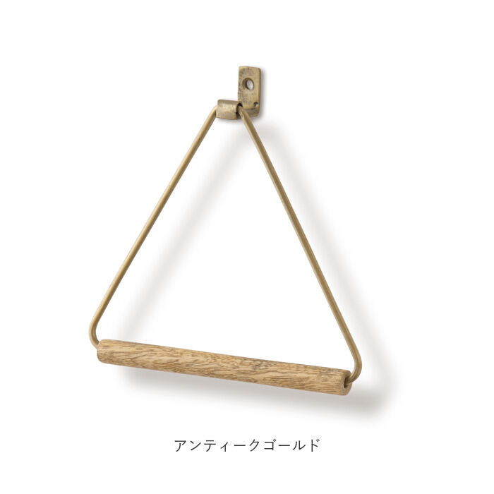BACKYARD FAMILY「タオルハンガー アイアン 通販 タオル掛け タオルかけ タオルホルダー 木製 洗面所 壁 トイレ」|その他|