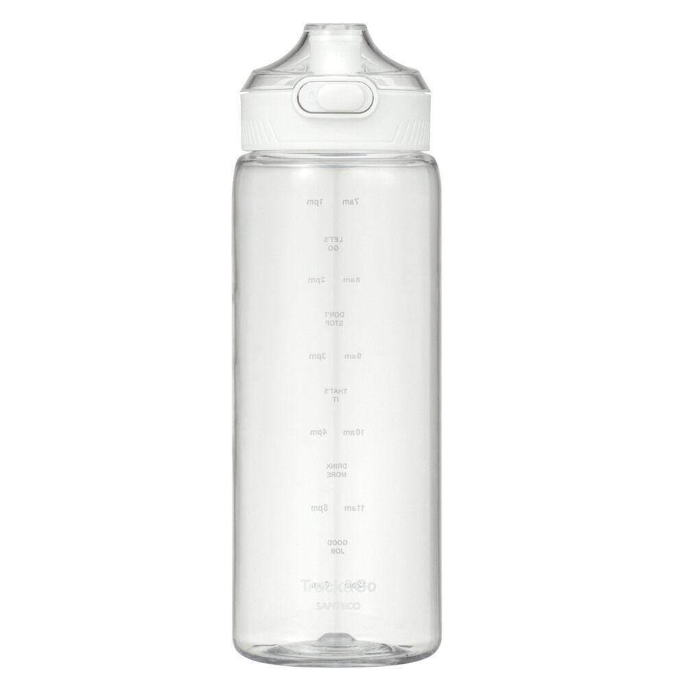 BACKYARD FAMILY「ウォーターボトル 目盛り 通販 1リットル 水筒 1L 直飲み 洗いやすい ワンタッチオープン」|食器・キッチングッズ|ホワイト1