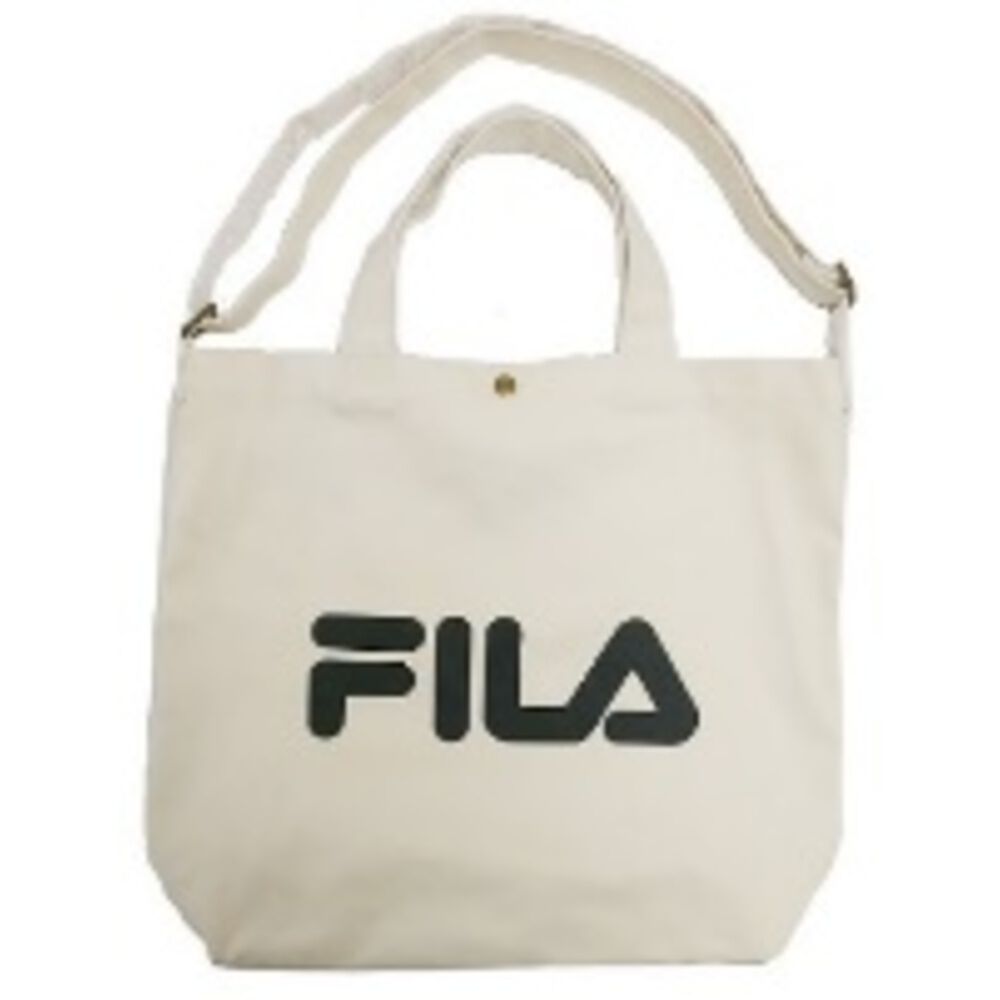 BACKYARD FAMILY「FILA バッグ 通販 フィラ トートバッグ ショルダーバッグ 2way トート トートバック」|トートバッグ|ホワイト1
