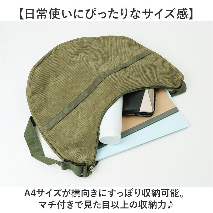 BACKYARD FAMILY「コーデュロイ バッグ ショルダー 通販 レディース 斜め掛けバッグ 斜めかけバッグ 肩掛けバッグ」|ショルダー・メッセンジャー|