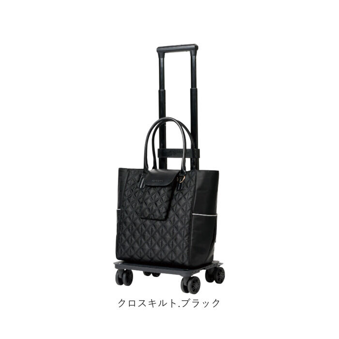 BACKYARD FAMILY「ココロ ショッピングカート トート 通販 4輪カート トートカート キルト トートバッグ」|キャリーケース|