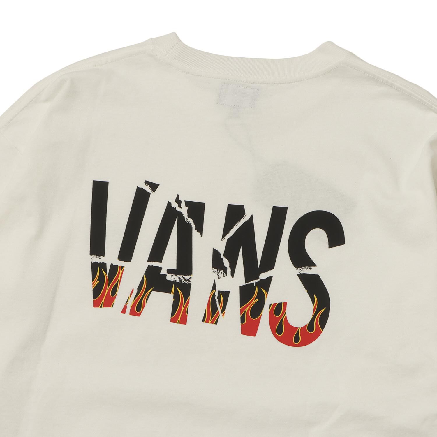 VANS「【VANSｱﾊﾟﾚﾙ(WJ)】M Flames Punk Logo L TEE」|Tシャツ・カットソー|