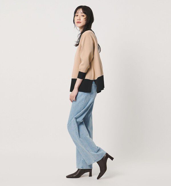 UNITED ARROWS「8分袖 ミニマル 2WAY カーディガン ‐ウォッシャブル‐」|カーディガン|