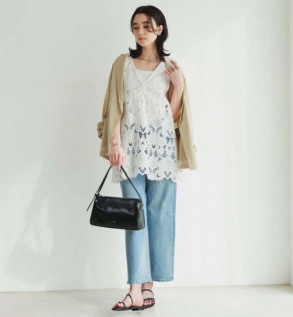 UNITED ARROWS green label relaxing「レース ノースリーブ ブラウス」|シャツ・ブラウス|