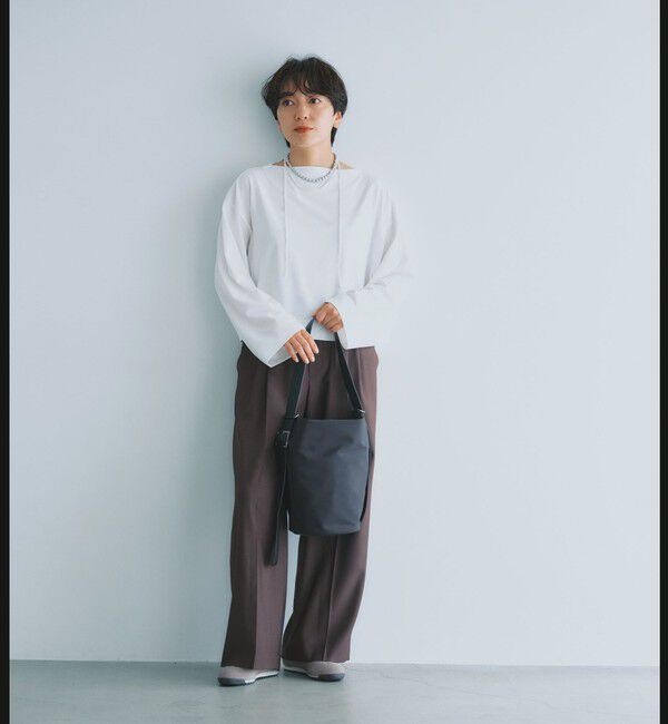UNITED ARROWS green label relaxing「＜スタイリスト 兵藤千尋さんコラボ・PARTE＞2WAY バケットバッグ 撥水」|ショルダー・メッセンジャー|