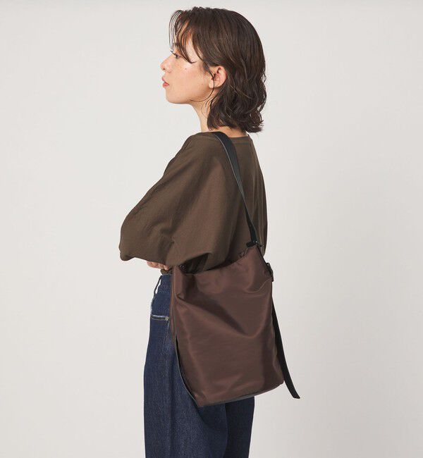 UNITED ARROWS green label relaxing「＜スタイリスト 兵藤千尋さんコラボ・PARTE＞2WAY バケットバッグ 撥水」|ショルダー・メッセンジャー|