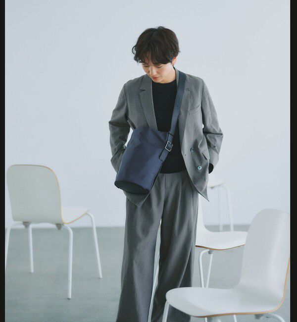UNITED ARROWS green label relaxing「＜スタイリスト 兵藤千尋さんコラボ・PARTE＞2WAY バケットバッグ 撥水」|ショルダー・メッセンジャー|