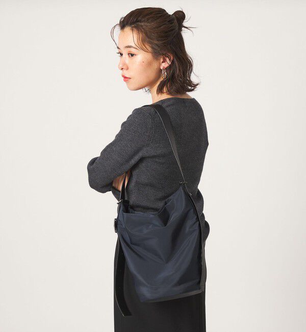 UNITED ARROWS green label relaxing「＜スタイリスト 兵藤千尋さんコラボ・PARTE＞2WAY バケットバッグ 撥水」|ショルダー・メッセンジャー|