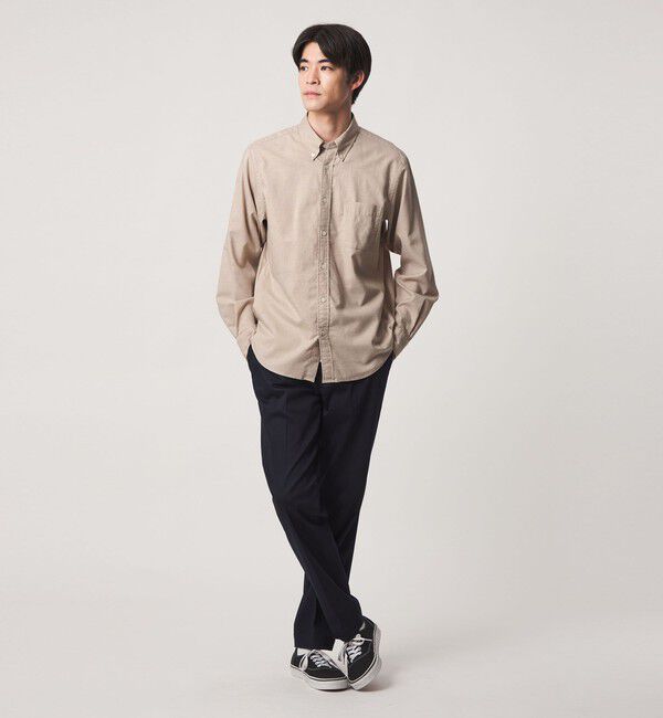 UNITED ARROWS green label relaxing「ナチュラルフィット ビエラボタンダウン 長袖 シャツ」|シャツ・ブラウス|