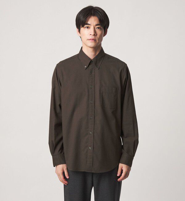 UNITED ARROWS green label relaxing「ナチュラルフィット ビエラボタンダウン 長袖 シャツ」|シャツ・ブラウス|