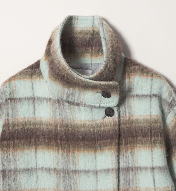 EMMEL REFINES「＜EMMEL REFINES＞EM シャギー チェック ミディアム コート」|その他|