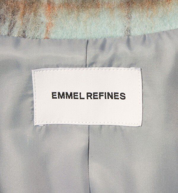 EMMEL REFINES「＜EMMEL REFINES＞EM シャギー チェック ミディアム コート」|その他|