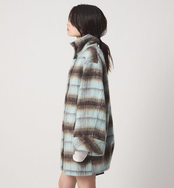 EMMEL REFINES「＜EMMEL REFINES＞EM シャギー チェック ミディアム コート」|その他|