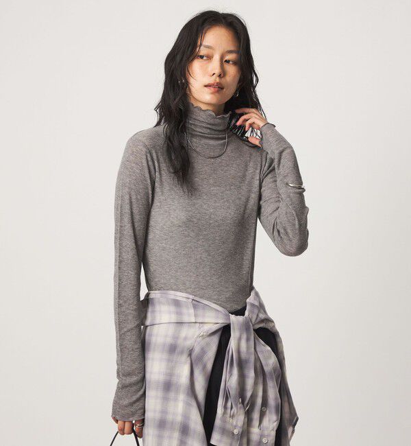 UNITED ARROWS green label relaxing「［size SHORTあり］テレコ タートルネック プルオーバー」|Tシャツ・カットソー|