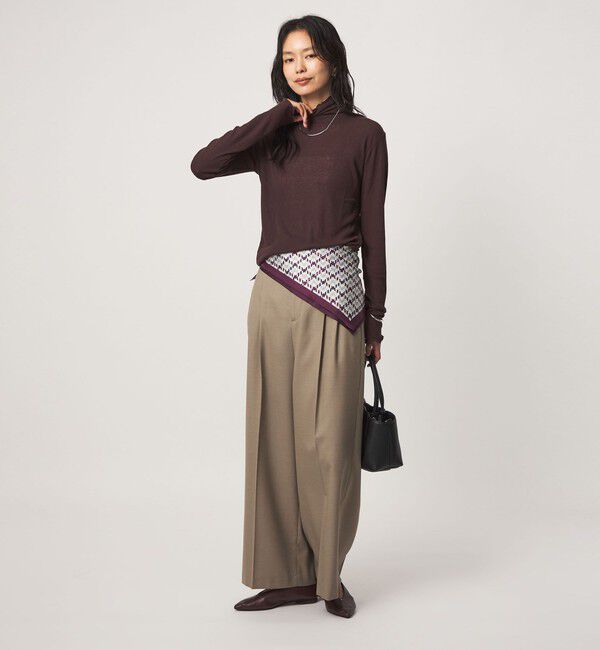 UNITED ARROWS green label relaxing「［size SHORTあり］テレコ タートルネック プルオーバー」|Tシャツ・カットソー|