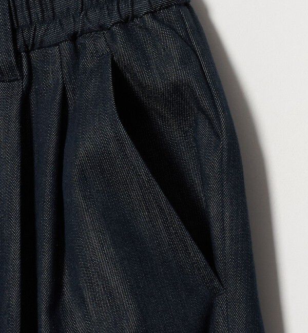 UNITED ARROWS green label relaxing「［size SHORT/TALLあり］ニーハイワイド パンツ デニム ストレッチ」|デニム|