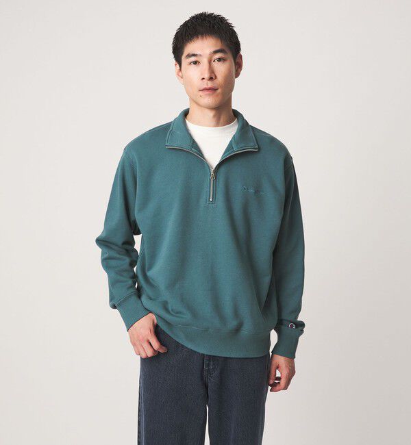 UNITED ARROWS green label relaxing「【別注】＜Champion＞ハーフジップ 長袖 スウェット」|スウェット・ジャージ|