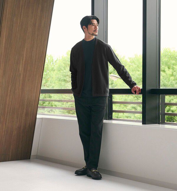 BEAUTY&YOUTH UNITED ARROWS「【WEB限定 WARDROBE SMART】エアリー カノコ  カーディガン 【抗菌・防臭】」|カーディガン|