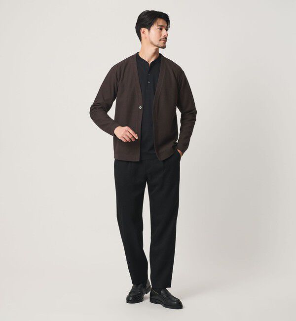 BEAUTY&YOUTH UNITED ARROWS「【WEB限定 WARDROBE SMART】エアリー カノコ  カーディガン 【抗菌・防臭】」|カーディガン|