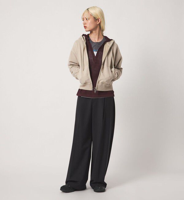 BEAUTY&YOUTH UNITED ARROWS「コットン裏毛 ジップパーカー」|カーディガン|