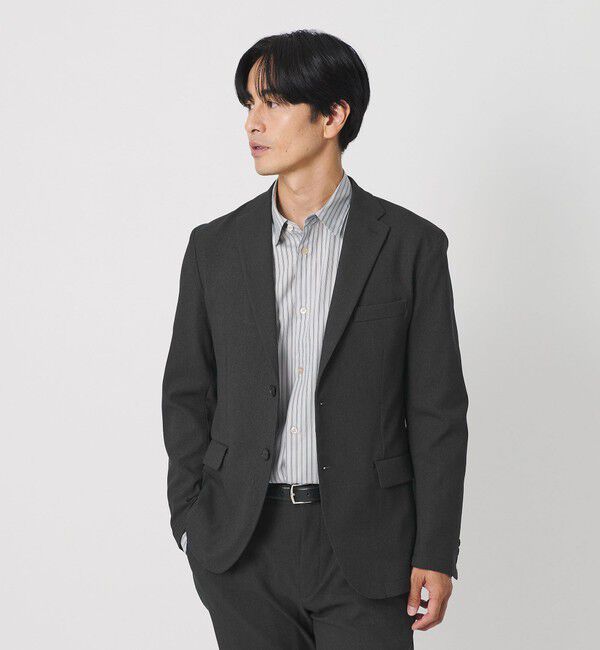 BEAUTY&YOUTH UNITED ARROWS「リサイクル ポリエステル 2B ジャケット セットアップ対応 ヨコストレッチ ウォッシャブル」|テーラードジャケット|