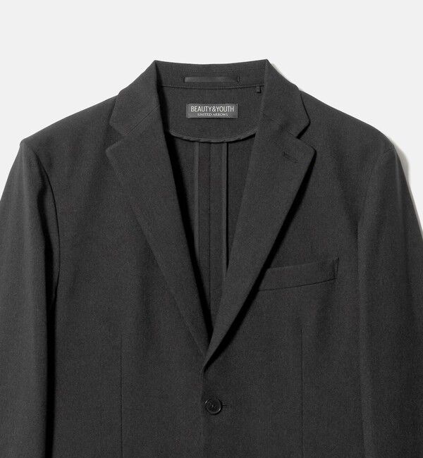 BEAUTY&YOUTH UNITED ARROWS「リサイクル ポリエステル 2B ジャケット セットアップ対応 ヨコストレッチ ウォッシャブル」|テーラードジャケット|