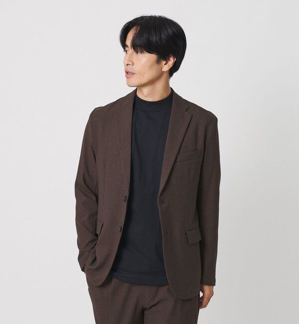 BEAUTY&YOUTH UNITED ARROWS「リサイクル ポリエステル 2B ジャケット セットアップ対応 ヨコストレッチ ウォッシャブル」|テーラードジャケット|