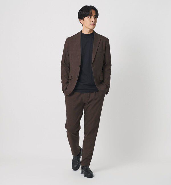 BEAUTY&YOUTH UNITED ARROWS「リサイクル ポリエステル 2B ジャケット セットアップ対応 ヨコストレッチ ウォッシャブル」|テーラードジャケット|