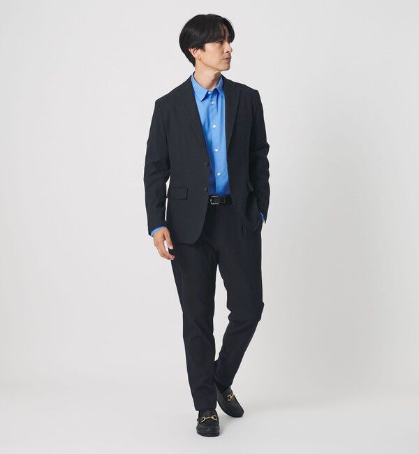 BEAUTY&YOUTH UNITED ARROWS「リサイクル ポリエステル 2B ジャケット セットアップ対応 ヨコストレッチ ウォッシャブル」|テーラードジャケット|