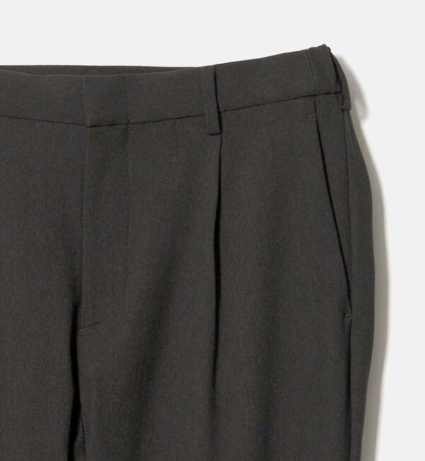 BEAUTY&YOUTH UNITED ARROWS「リサイクル ポリエステル 1プリーツ テーパード パンツ NO.3 セットアップ対応 ヨコストレッチ ウォッシャ」|チノ|