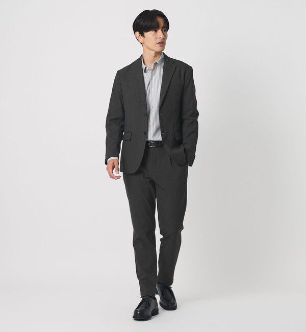 BEAUTY&YOUTH UNITED ARROWS「リサイクル ポリエステル 1プリーツ テーパード パンツ NO.3 セットアップ対応 ヨコストレッチ ウォッシャ」|チノ|
