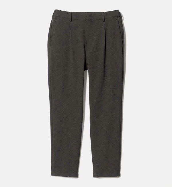 BEAUTY&YOUTH UNITED ARROWS「リサイクル ポリエステル 1プリーツ テーパード パンツ NO.3 セットアップ対応 ヨコストレッチ ウォッシャ」|チノ|