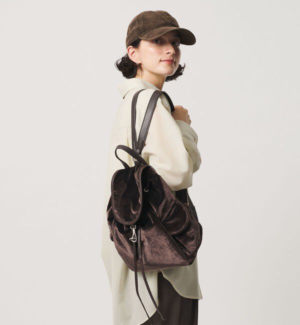 BEAUTY&YOUTH UNITED ARROWS「ベルベット ミニ リュック」|リュック|