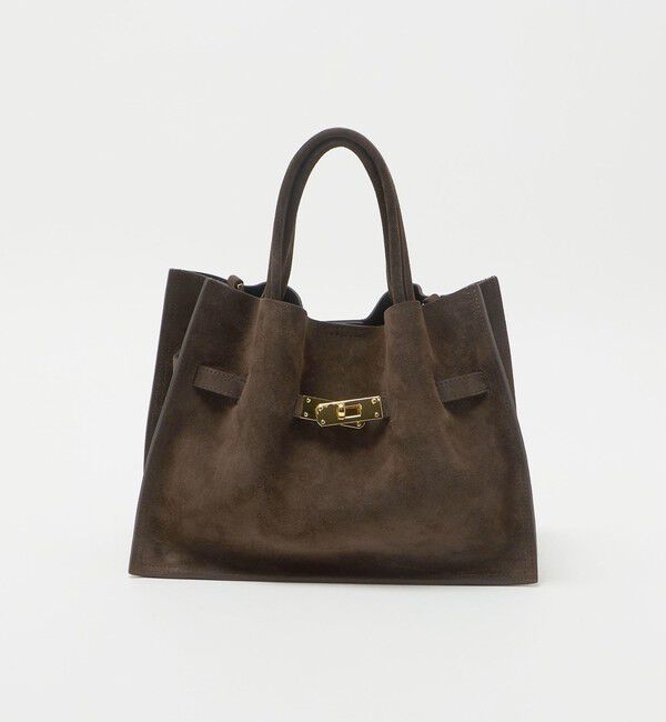 BEAUTY&YOUTH UNITED ARROWS「【WEB限定】＜VIOLAd&rsquo;ORO＞TRERO スエード トートバッグ M」|トートバッグ|DK.BROWN