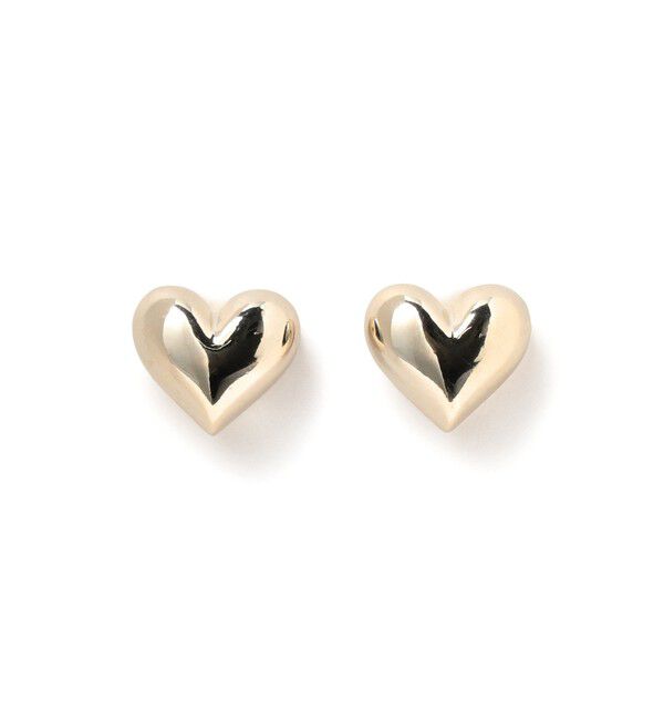 BEAMS SELECTION for WOMEN「Chalulu / プランプ ハート ピアス」|ピアス|GOLD