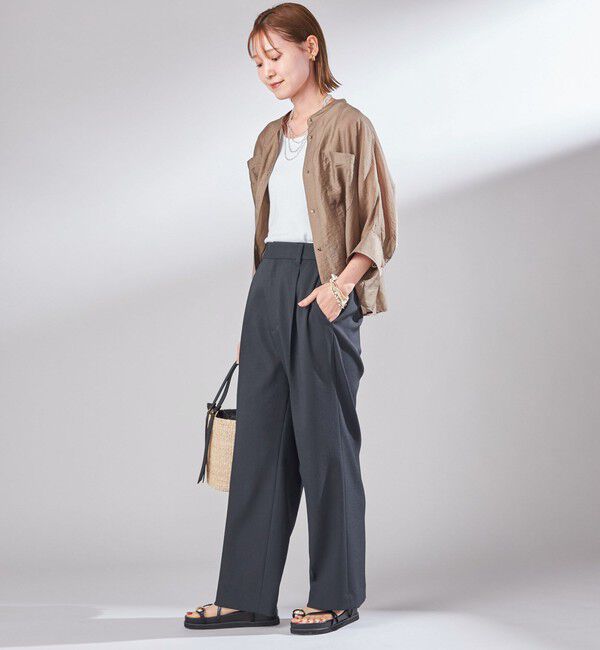 SHIPS for women「【実力派ベーシック】〈手洗い可能〉シルク混 シアー 羽織 シャツ」|シャツ・ブラウス|