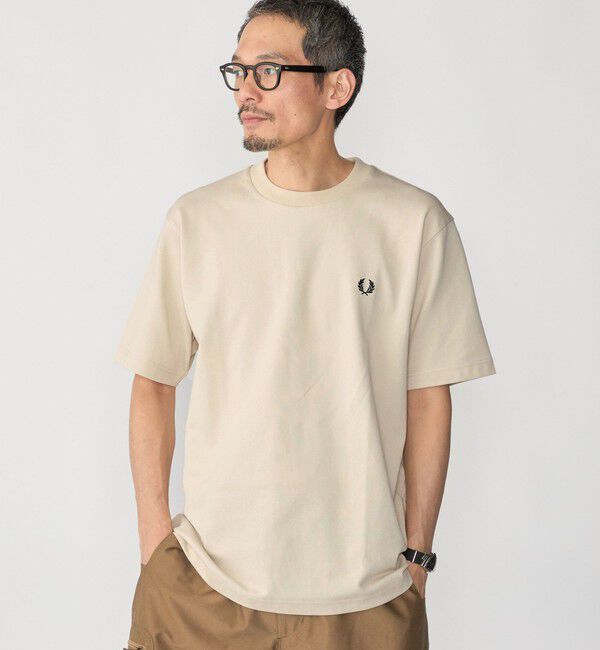 SHIPS「【SHIPS別注】FRED PERRY: ワンポイントロゴ ピケ Tシャツ 26SS」|Tシャツ・カットソー|